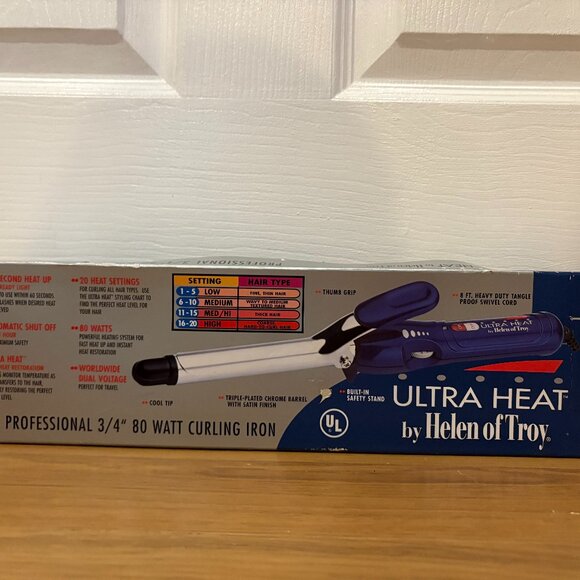 Curling Iron - Vintage - Helen of Troy - 80-Watt - New - Picture 1 of 1